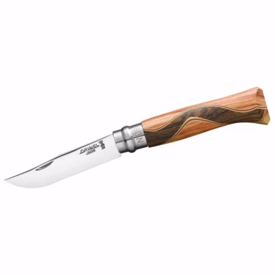 Opinel Taschenmesser No 08, Chaperon Design, rostfrei - Gravur möglich