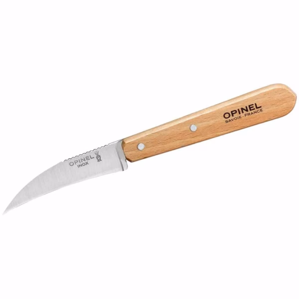 Opinel Gemüsemesser No 114, rostfrei, Buche, natur