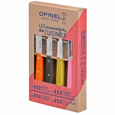 Opinel Küchenmesser-Set LES ESSENTIELS 50s, 4-teilig