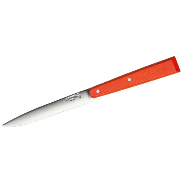 Opinel Tafelmesser POP SPIRIT, Buche, rostfrei, orange, Gravur auf der Klinge möglich