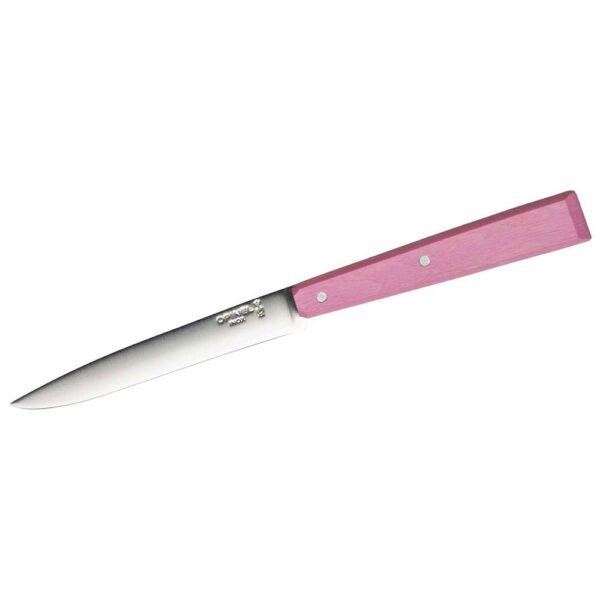 Opinel Tafelmesser COUNTRYSIDE SPIRIT, Buche, rostfrei, pink - Gravur möglich