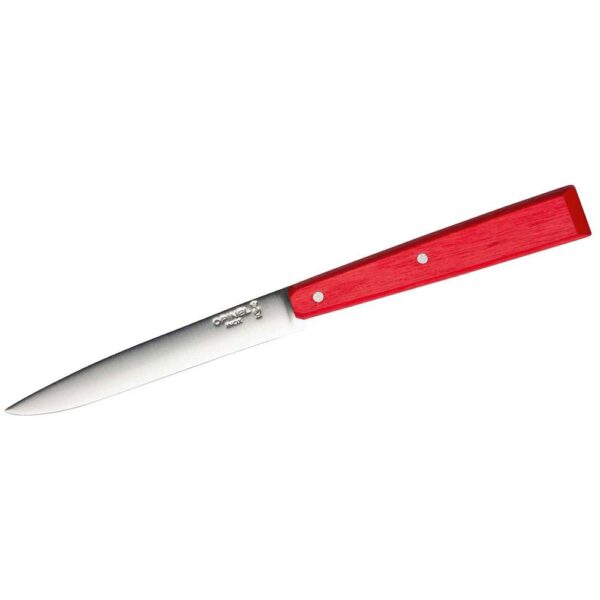 Opinel Tafelmesser LOFT SPIRIT, Buche, rostfrei, rot - Gravur möglich