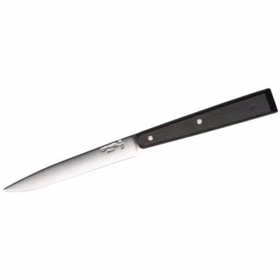 Opinel Tafelmesser LOFT SPIRIT, Buche, rostfrei, schwarz - Gravur möglich
