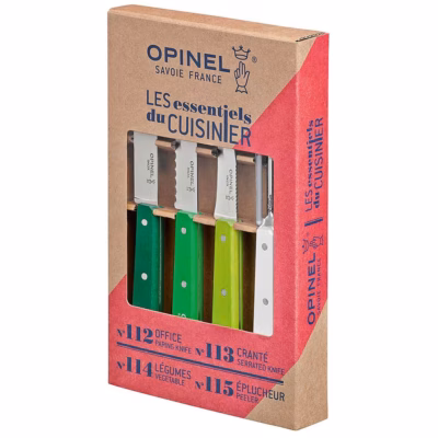 Opinel Küchenmesser-Set LES ESSENTIELS Primavera, 4-teilig