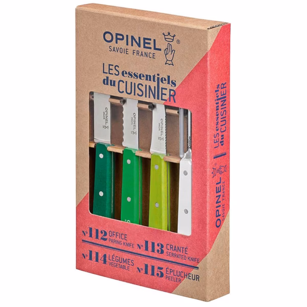 Opinel Küchenmesser-Set LES ESSENTIELS Primavera, 4-teilig