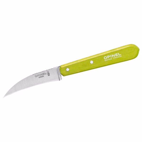 Opinel Gemüsemesser No 114, rostfrei, Buche, grün