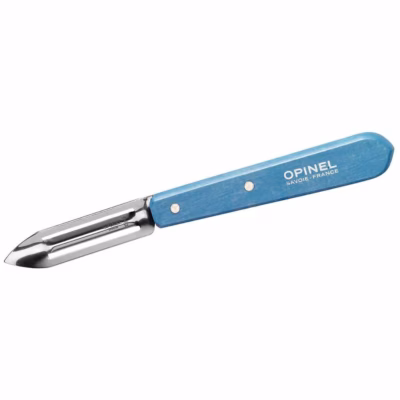 Opinel Schälmesser Nr. 115, rostfrei, Buche, hellblau