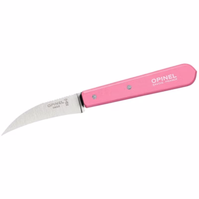 Opinel Gemüsemesser No 114, rostfrei, Buche, rosa