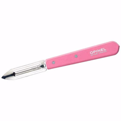 Opinel Schälmesser No 115, rostfrei, Buche, rosa