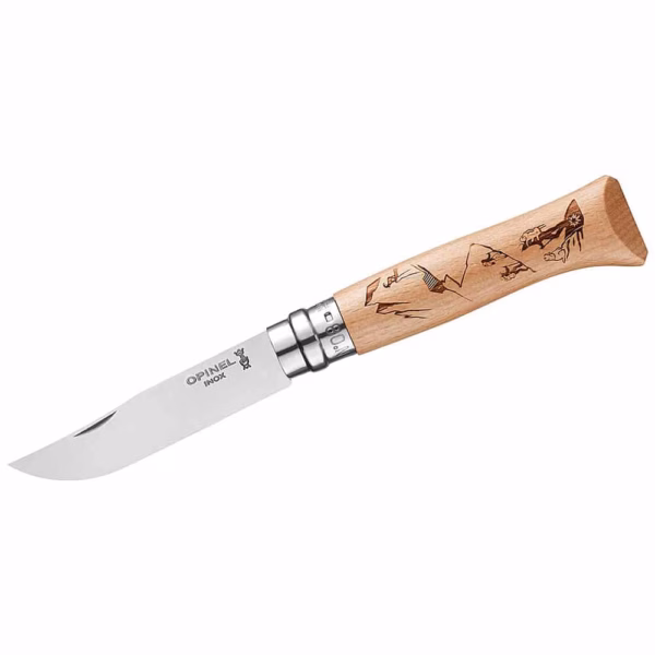 Opinel Messer No 08 GRAVURE RANDO - Gravur möglich