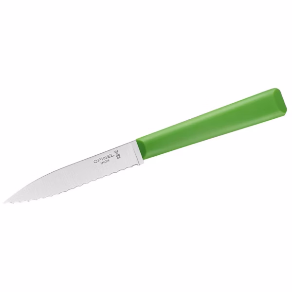 Opinel Küchenmesser ESSENTIELS+ No 313, grün - Gravur möglich