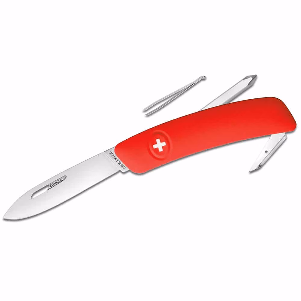 SWIZA Schweizer Messer D02 rot - Gravur möglich -