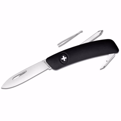 SWIZA Schweizer Messer D02 schwarz - Gravur möglich -