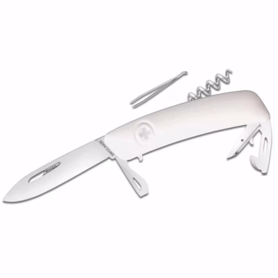 SWIZA Schweizer Messer D03 weiss - Gravur möglich -