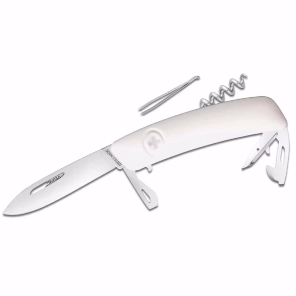 SWIZA Schweizer Messer D03 weiss - Gravur möglich -