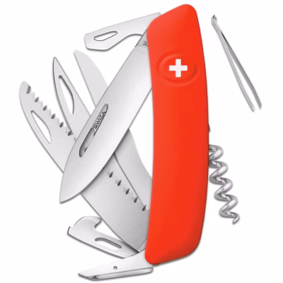 SWIZA Taschenmesser D09 rot - Gravur möglich -