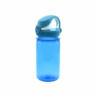 Nalgene Kinderflasche 'OTF Kids Sustain' ( zu 50 % aus zertifizierten recycelten Materialien ) 350 ml, eisblau - Gravur möglich