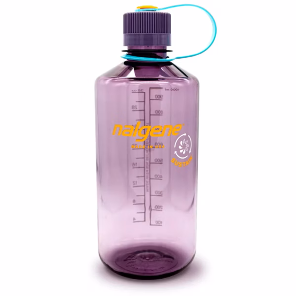 Nalgene Trinkflasche EH Sustain, 1 Liter, aubergine, Gravur möglich