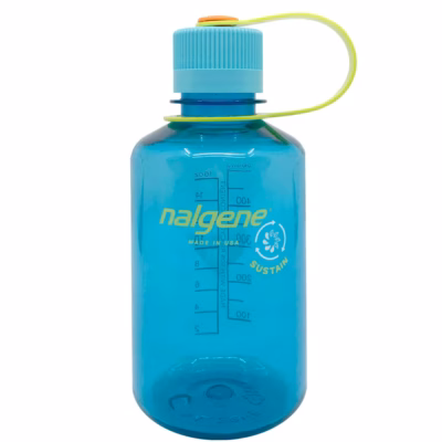 Nalgene Trinkflasche 'EH Sustain' ( zu 50 % aus zertifizierten recycelten Materialien ) - 0,5 L, cerulean - Gravur möglich