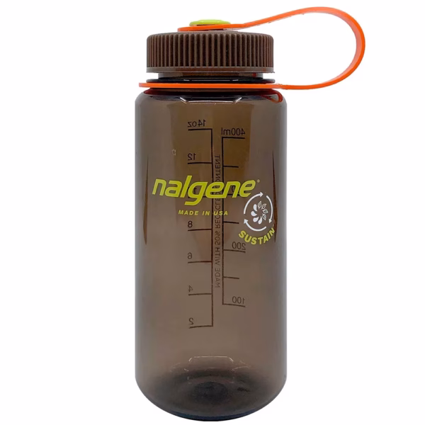 Nalgene Trinkflasche "WH Sustain" ( zu 50 % aus zertifizierten recycelten Materialien ) 0,5 Liter, woodsman - Gravur möglich