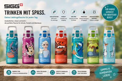SIGG Trinkflasche 'Viva Kids One' - 0,5 L | Disney | Gravur möglich
