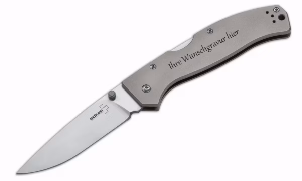Böker Plus Titan Drop - Gravur am Griff möglich -