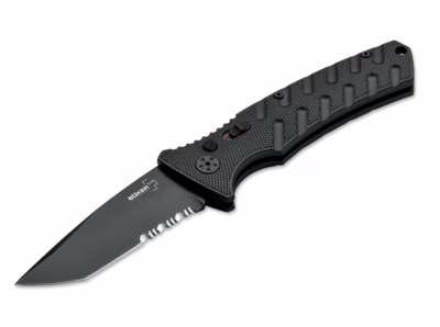 Böker Plus Strike Tanto All Black - Gravur möglich -