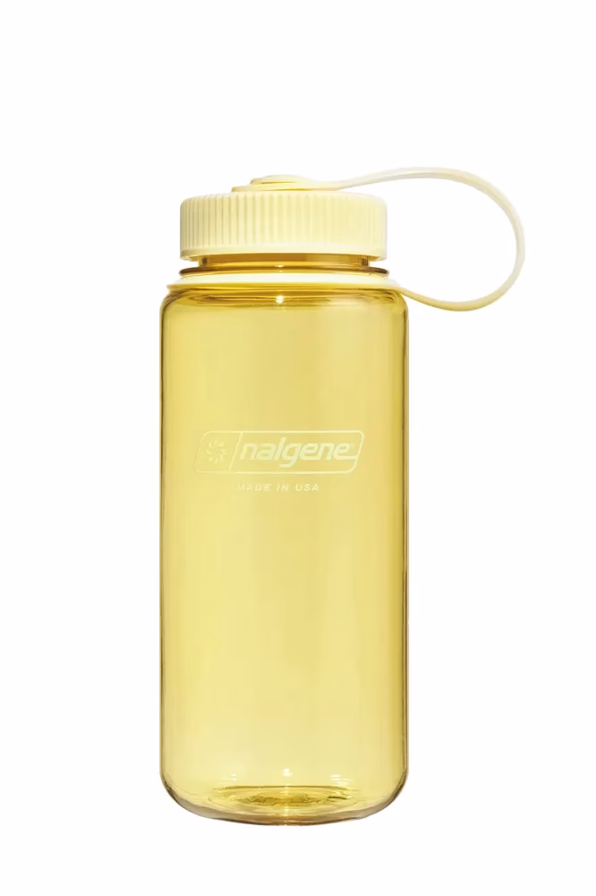 Nalgene Trinkflasche "WH Sustain" ( zu 50 % aus zertifizierten recycelten Materialien ) 0,5 Liter, butter - Gravur möglich