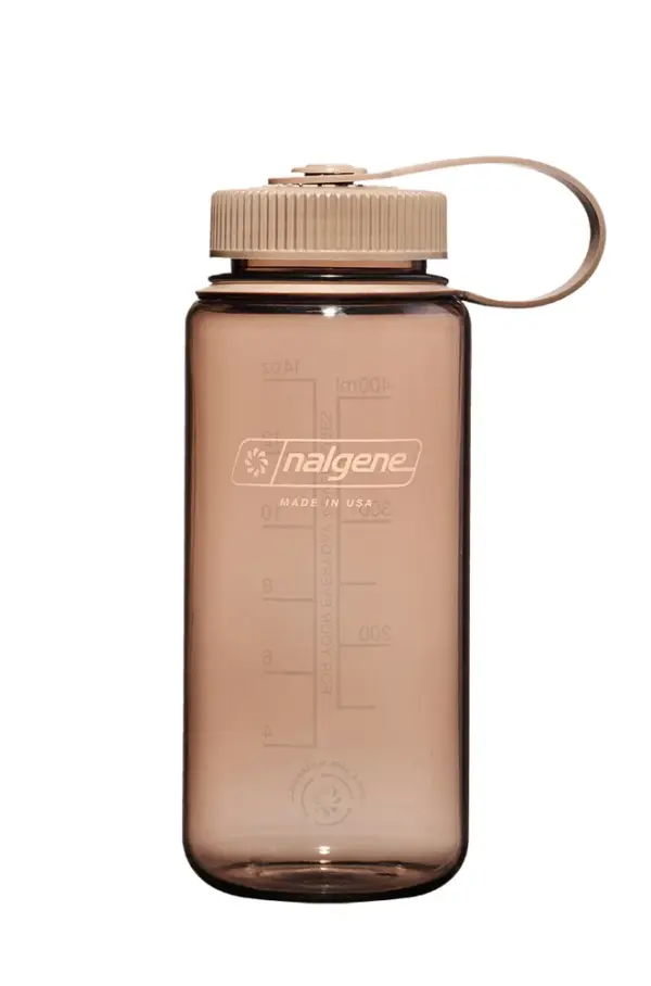 Nalgene Trinkflasche "WH Sustain" ( zu 50 % aus zertifizierten recycelten Materialien ) 0,5 Liter, mocha - Gravur möglich