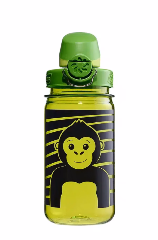 Nalgene Kinderflasche 'OTF Kids Sustain' ( zu 50 % aus zertifizierten recycelten Materialien ) 350 ml, grün Affe