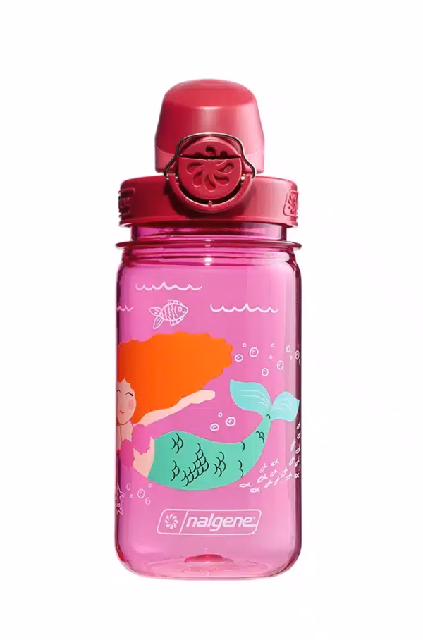 Nalgene Kinderflasche 'OTF Kids Sustain' ( zu 50 % aus zertifizierten recycelten Materialien ) 350 ml, pink mermaid