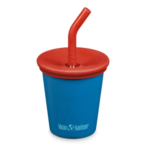 Kid Kanteen®Kid Steel Cup Trinklernbecher 296ml, Mykonos Blue - Gravur möglich