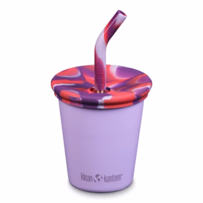 Kid Kanteen®Kid Steel Cup Trinklernbecher 296ml, Krokus Petal - Gravur möglich