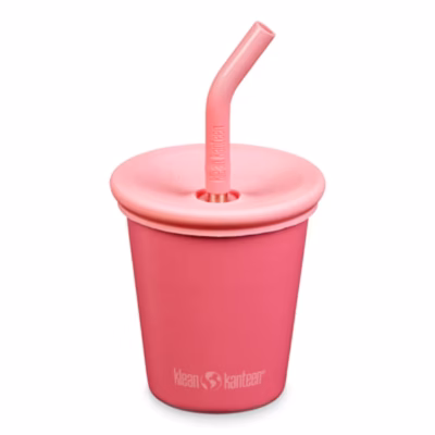 Kid Kanteen®Kid Steel Cup Trinklernbecher 296ml, Rouge Red - Gravur möglich