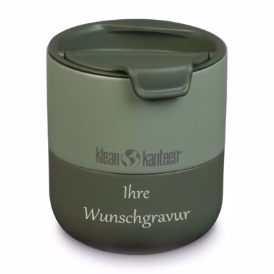 Klean Kanteen Edelstahltrinkbecher Rise Lowball (Flip Lid) TF, Sea Spray - Gravur möglich