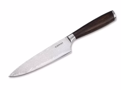 Böker Meisterklinge Damast Kochmesser Klein - Gravur möglich -