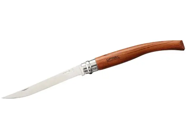 Opinel Taschenmesser No 12, Slim-Line, rostfrei, Padouk - Gravur möglich