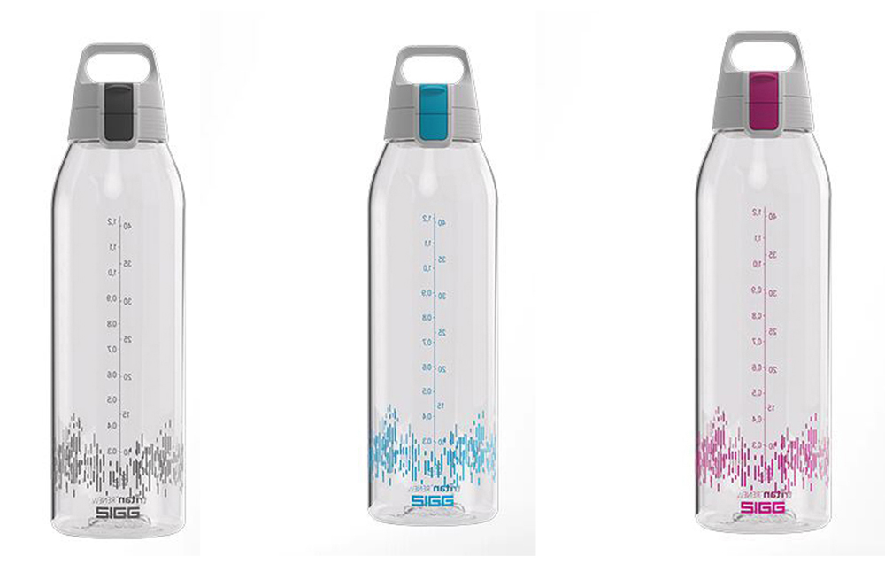 SIGG Trinkflasche Total Clear ONE MyPlanet, 1.5 L - verschiedene Farben - Gravur möglich