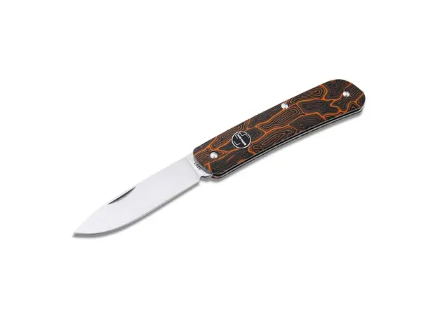 Böker Plus Tech Tool Orange Damast G10 - Gravur möglich -