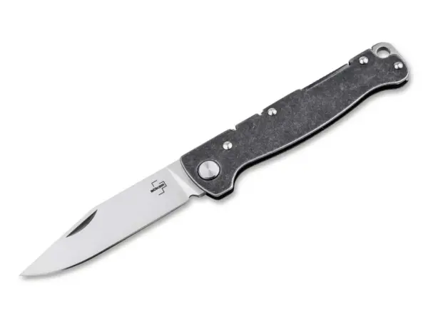 Böker Plus Atlas Backlock Clippoint - Gravur möglich -