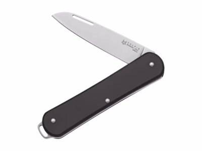 Fox Knives Vulpis 130 Aluminum Black - Gravur am Griff möglich -