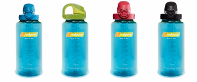Nalgene Trinkflasche OTF Sustain, 1 Liter ( zu 50 % aus zertifizierten recycelten Materialien ) cerulean - Gravur möglich
