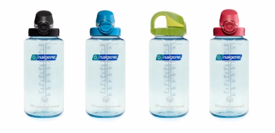 Nalgene Trinkflasche OTF Sustain, 1 Liter ( zu 50 % aus zertifizierten recycelten Materialien ) seafoam - Gravur möglich
