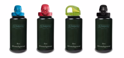 Nalgene Trinkflasche OTF Sustain, 1 Liter ( zu 50 % aus zertifizierten recycelten Materialien ) jade - Gravur möglich