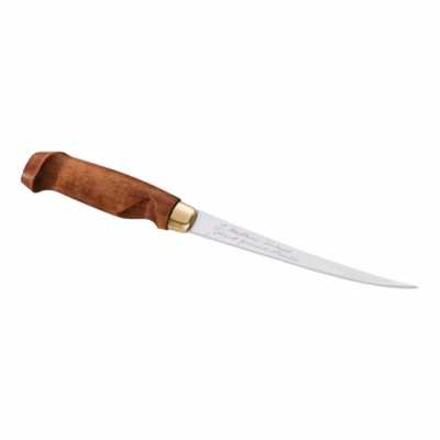 Marttiini Finnisches Filetiermesser 15 cm, Birkenholzgriff - Gravur möglich