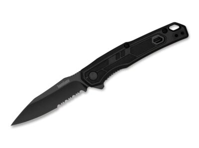 Kershaw Appa Black Serrated - Gravur möglich -