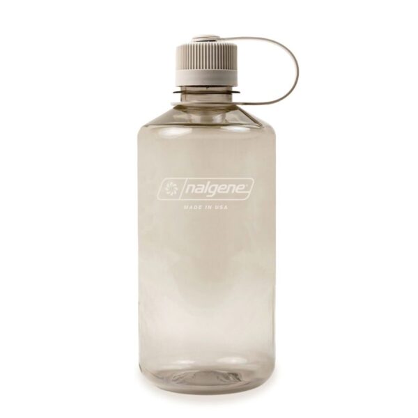 Nalgene Trinkflasche ‘EH Sustain’ ( zu 50 % aus zertifizierten recycelten Materialien ) –  1 Liter, cotton - Gravur möglich