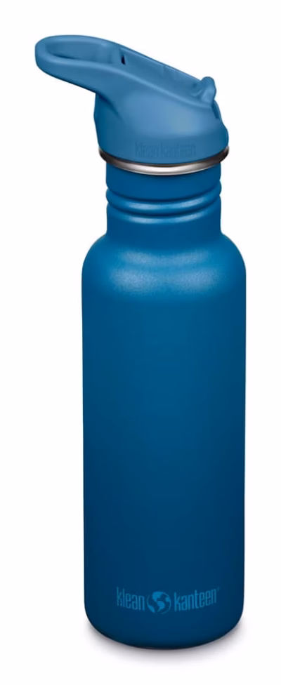 Klean Kanteen Trinkflasche Classic (532 ml)  "Corsair" - Flip Sport Cap - Gravur möglich