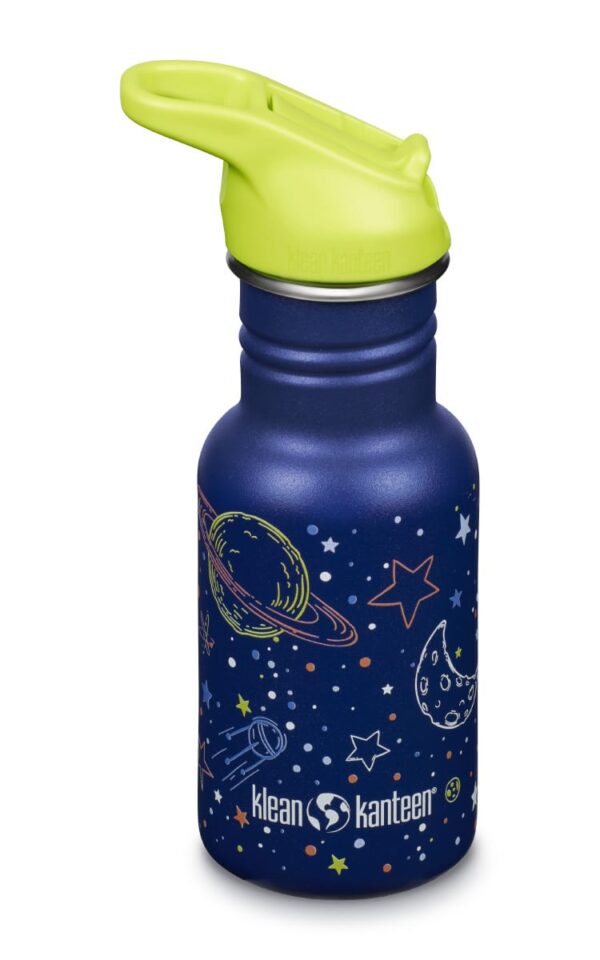 Klean Kanteen Trinkflasche Kid Classic (355 ml)  - Flip Sport Cap - Milky Way - Gravur möglich