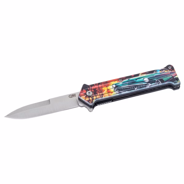 CJH Einhandmesser, US-Car - Gravur möglich -